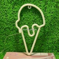 ราคา ป้ายไฟนีออน ไฟอะครีลิค ไฟled "ป้ายไฟ ไอศครีม"แบบเสียบปลั๊กไฟ ป้ายไฟตกเเต่ง หัวเสียบ USB,ใส่ถ่าน3ก้อน (24420100481)