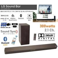 ราคา LG ซาวด์บาร์โฮมเธียเตอร์ 2.1 CH SL4 300W DOLBY DIGITAL ระบบ Sound Syncซัฟวูฟเฟอร์ ไร้สาย รุ่น SL4.DTHALLKประกันศูนย์ 1 ป (10487551601)