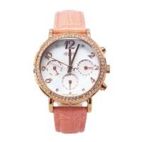 ราคา Julius นาฬิกาข้อมือผู้หญิง สายหนัง รุ่น JA-828-pink (279093321)