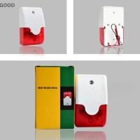 ราคา GOOD Strobe Siren Alarm 103 DB Horn 12 V/24 V/220 V สายไฟกระพริบนาฬิกาปลุกกลางแจ้ง Strobe Light Siren Alarm lm1 (40721478849)