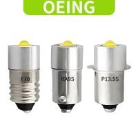 ราคา OEING หลอดไฟไฟฉาย Led, 3W, P13.5S, BA9S, E10, DC3-12V, DC6-24V, แสงวอร์มไวท์, แสงสีขาว (20087476911)