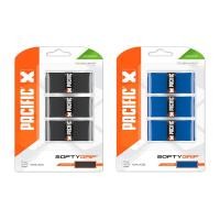 ราคา Pacific เทปพันด้าม/กริ๊ปพันด้ามไม้เทนนิส Softy Grip 3er Pack Overgrips Tape Racket Tennis (2สี) (20971419169)