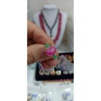 ราคา แหวนทับทิม/หยกพม่าดิบ (6956447188)