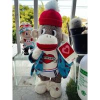 ราคา ตุ๊กตาลิงแต่งตัว Sock Monkey Flasher ยืนเองได้ พร้อมป้ายห้อย Walmart งานเกร๋สภาพน่ารัก (25057240670)
