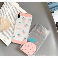 ราคา เคสไอโฟน เคสใส ลายสตอเบอรี่ น่ารัก (2889525527)