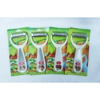 ราคา มีดปอกผลไม้ ตราเพชร แบบ 3in1 มีดหยัก มีดเรียบ ทำจากสแตนเลส พร้อมที่เปิดขวด มีดขูด ที่ขูดมะละกอ ปอกมะม่วง (44428098141)