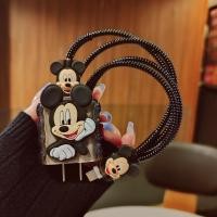 ราคา 4 in 1/น่ารักการ์ตูน (Mickey Mouse) DIY 18w/20w Charger Protector ชุด Charger Case Cable Protector ใช้งานร่วมกับสําหรับ iPhone11 12 13 14 15 16pro max (28931067886)