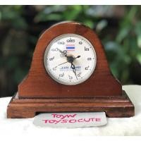 ราคา ของเก่า King Power นาฬิกาตั้งโต๊ะไม้สักย้อมสี นาฬิกาโบราณ ตัวเลขไทยคลาสสิค ใช้งานได้ปกติ ตกแต่งบ้านแนววินเทจ (22973284044)