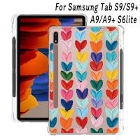 ราคา เคสใส สําหรับ Samsung Galaxy Tab S6 lite S9 S9plus A9 A9 Plus ลายการ์ตูนน่ารัก Case ซัมซุง แท็ป เอส6ไลท์ เอส9 a9+ s9+ (28879710917)