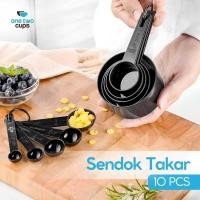 ราคา หนึ่งสองถ้วย 10 ชิ้น ช้อนตวงถ้วยช้อนตวง - 16799 (55653708487)