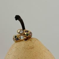 ราคา Louis // Gold Beacon Hill Gems - สแตนเลสชุบทอง 18k พร้อม Cubic Zirconia (ป้องกันสนิม) (42569403877)