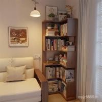 ราคา มุมห้องนั่งเล่นตู้หนังสือแคบตู้เก็บของตู้กลางชั้นวางชั้นชั้นวางหนังสือผนังสนับสนุนสามเหลี่ยมตู้ไม้เนื้อแข็งแบบบูรณาการโบราณ ฮัน (52405267758)