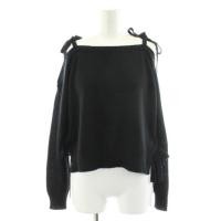 ราคา PRADA Cut And Sewn Knit ribbon black Direct from Japan Secondhand (46455434988)