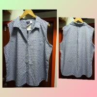ราคา เสื้อยีนส์แขนกุด พิมพ์ลาย งานน่ารักมาก อก 50 นิ้ว มือสอง (12666028705)