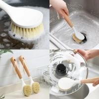 ราคา แปรงทำความสะอาด แปรงขัดกระทะ ทำความสะอาดเครื่องครัว ขนาด 20x5 cm. สินค้าพร้อมจัดส่ง (22356675104)