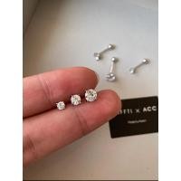 ราคา ต่างหูทอง ที่เจาะหู เงินแท้999เจาะหูกระพริบต่างหูเพชรเม็ดเดียวขนาดเล็กต่างหูกระดูกประสาทหูสวยงามต่างหูต่างหูไม่ต้องถอดต่างหู (49753160484)