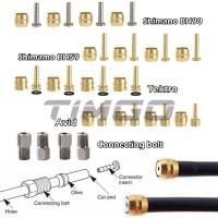 ราคา 4 คู่ MTB จักรยานเสือหมอบท่อเบรคไฮดรอลิกเชื่อมต่อ Olive ใส่กดสกรูเหมาะกับ Shimano SM-BH59/BH90 Tektro Sram Avid (26767429761)