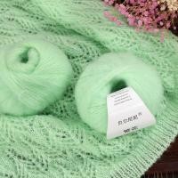 ราคา 25g Mohair เส้นด้ายนุ่มแคชเมียร์ถักเส้นด้ายขนสัตว์โครเชต์ด้ายอุปกรณ์สําหรับเสื้อกันหนาวทําการประมวลผลหัตถกรรม (27264545937)