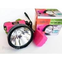 ราคา รุ่นใหม่ ไฟฉายคาดหน้าผาก ไฟฉายคาดหัว Samyim สามยิ้ม SY27 LED ดำน้ำได้ พร้อมจอบอกระดับแบตเตอรี่ แสงขาว (4096683210)