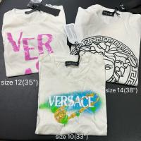 ราคา Clearance Sale! Versace t-shirt tee ของแท้ เสื้อยืด แขนสั้น แบรนด์เนม เวอร์ซาเช่ size 10 12 14 (42852896531)