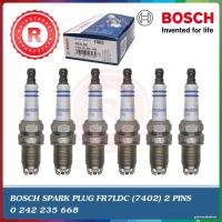 ราคา หัวเทียนรถยนต์ 16 มิล 2 เขี้ยว FR7LDC 6 หัว) BOSCH 7402 SPARK PLUG 8 BMW E36 318i 325i 0242235668 3165143526989 (9418102910)