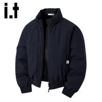 ราคา It izzue American Style Stand-Up Collar Bomber Jacket Men 2025 ฤดูหนาวสไตล์ใหม่ Casual Thermal Cushion Jacket Y (47454207597)