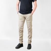 ราคา กางเกงชิโน่ขายาวผู้ชาย / ชิโน / กางเกงชิโน่ - สีครีม (28865227720)