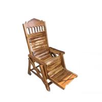 ราคา เก้าอี้ฮ่องเต้ เก้าอี้ไม้สัก เก้าอี้ระนาด ปรับเอนนอนได้ มีล้อ ไม้สักแท้100%, สีไม้ ลายไม้ธรรมชาติ เคลือบเงา (9182711562)