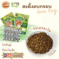 ราคา LOVEBUG สะดิ้งอบกรอบ ราคาส่ง 20 กล่องขึ้นไป ขนาด 48 กรัม แมลงไม่ทอด ไร้น้ำมัน กรอบอร่อย สะอาด แมลงอบกรอบ (9654332973)