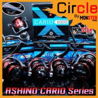 ราคา รอกสปินนิ่ง อาชิโน่ ASHINO CARIO 1000/2000/3000/4000/5000/6000 (BLACK RED) (10273401782)