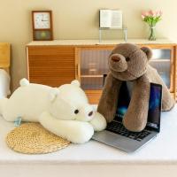 ราคา ญี่ปุ่นผลิตภัณฑ์แท้นอนลงสีขาวหมีขั้วโลกหมอนหญิงซูเปอร์นุ่มตุ๊กตาตุ๊กตาหมี แร็กดอลล์ ตุ๊กตาน่ารักสุด ๆ ขนาดใหญ่ (48952809665)