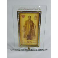 ราคา กรอบกระจกใส่แบงค์ ฝังเส้นทองลายมุก พิมพ์ตัวหนังสือสีทองสวยงาม ธนบัตร 70 ปี ครองราชย์ (ไม่รวมธนบัตร) (747493456)