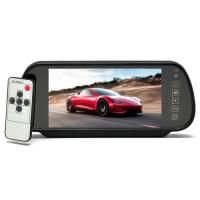 ราคา 7 Inch TFT LCD Touch Button Car Mirror Monitor + Night Vision Rearview camera optional (41528521792)