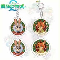 ราคา Crazy Animal City 2 พวงกุญแจตุ๊กตาน่ารัก Judy Nick Christmas Pixel Avatar อะคริลิคกระเป๋านักเรียนจี้ (47454255308)