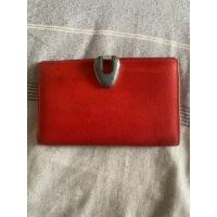 ราคา กระเป๋าสตางค์หนังแท้สีแดง preloved หรูหรา (51355441642)