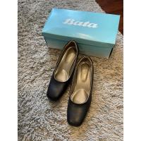 ราคา BATA รองเท้าคัชชู สีดำ รุ่น651-6301 ไซส์38 ส้นสูง1.5นิ้ว (18534138588)