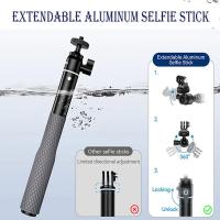 ราคา TELESIN ไม้เซลฟี่กันน้ํา Divng Floaty Monopod 360° ไม้เซลฟี่หัวบอลหมุนสําหรับ GoPro DJI Osmo Action Insta360 (55654664233)