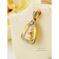 ราคา จี้พระพุทธชินราชประดับเพชรหุ้มทองคำแท้ (26968731441)