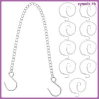 ราคา 10 ชิ้น โซ่แขวนกรงให้อาหารนก อเนกประสงค์ พร้อมตะขอสำหรับแขวนของตกแต่งและป้ายแสดงผล (55604189449)