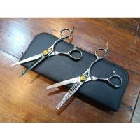 ราคา กรรไกรตัดผม6นิ้ว กรรไกรตัด กรรไกรฟันปลา กรรไกรตัดผม6นิ้ว +กระเป๋ากรรไกร กรรไกรสำหรับช่างมืออาชีพ คมใช้งานดีมาก (42301260592)