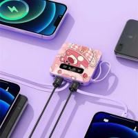 ราคา แบตอึด Powerbank 20000mAh ลาย มิกกี้เมาส์ พาวเวอร์แบงค์ 20000แอม ลายการ์ตูนน่ารัก สายชาร์จ 4 เส้น ชาร์จเร็ว (24083268897)