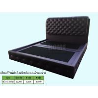 ราคา ฐานเตียงดีไซน์ หุ้มหนัง Puผ้าไหม ผ้าโพลีเอสเตอร์ เลือกสีได้ (2886383896)