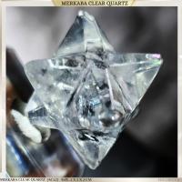 ราคา MINI MERKABA CLEAR QUARTZ *PREMIUM-GRADE* [AC12] Madagascar –ENERGY ACTIVATION BALANCE MANIFESTATION DIVINE ALIGNM (52804638724)