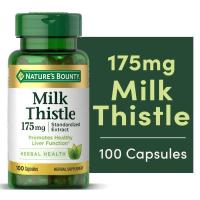 ราคา Nature's Bounty Milk Thistle 175 mg. (100Capsules) มิลค์ทิสเซิล (44701095023)