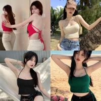 ราคา ‍♀️ไหมพรมคล้องคอ สีพื้น สีสด เชือกผูก โชว์หลัง เซ็กซี่ ฟรีไซส์ พร้อมส่ง‍♀️ #98076 (17478402465)