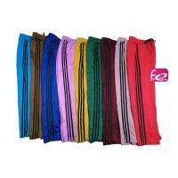 ราคา ใหม่ แถบสีดำ!! ลดหนักมาก กางเกงวอร์มแฟชั่นแถบข้าง 3เส้นดำ (6105763618)