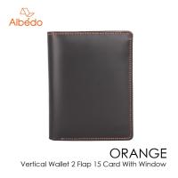 ราคา [Albedo] ORANGE VERTICAL WALLET 2 FLAP 15 CARD WITH WINDOW กระเป๋าสตางค์/กระเป๋าใส่บัตร รุ่น ORANGE - OR04599 (11618452214)