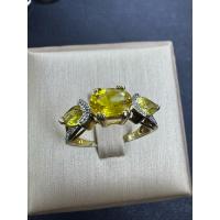 ราคา แหวนพลอยบุษราคัมแท้ จากบ่อบางกะจะ จันทบุรี ข้างตัวเรือนประดับ cz (25038274523)