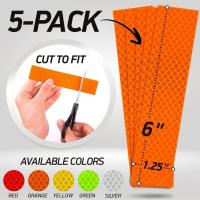 ราคา สติ๊กเกอร์สะท้อนแสง 3M Diamond Grade (สีส้ม : 5ชิ้น/pack) (43555508445)