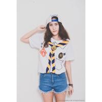 ราคา เสื้อยืดสกรีนลายลูกเสือสำรอง ผ้า 100% Cotton (22178147563)